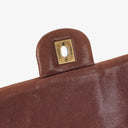 Chanel Surpique Chevron Iridescent Calfskin Flap Bag