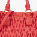 Miu Miu Matelasse Leather Tote Bag
