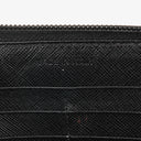 Prada Black Tessuto City Leather Wallet