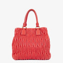 Miu Miu Matelasse Leather Tote Bag