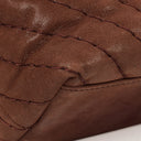 Chanel Surpique Chevron Iridescent Calfskin Flap Bag