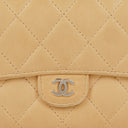 Chanel Classic Beige Leather Flap Wallet&nbsp;