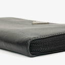 Prada Black Tessuto City Leather Wallet