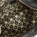Gucci Black Horsebit Medium Leather Hobo Bag