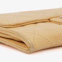 Chanel Classic Beige Leather Flap Wallet&nbsp;