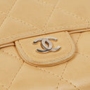 Chanel Classic Beige Leather Flap Wallet&nbsp;