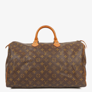 Louis Vuitton Speedy 40 Monogram Canvas Bag