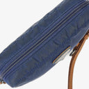 Prada Blue Small Nylon Pouch