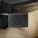 Gucci Pebbled Leather Black Soho Disco Studded Shoulder Bag