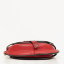 Loewe Red Grained Leather Mini Gate Crossbody Bag