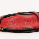 Loewe Red Grained Leather Mini Gate Crossbody Bag