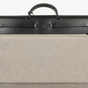 Hermes Zip Cabine Ecru/Blanc/Noir Viking Quadrille Canvas and Hunter Leather Bag