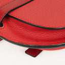 Loewe Red Grained Leather Mini Gate Crossbody Bag