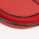Loewe Red Grained Leather Mini Gate Crossbody Bag