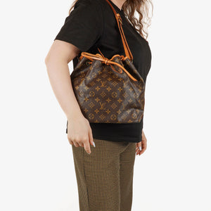 Louis Vuitton Petit Noe Monogram Canvas Shoulder Bag