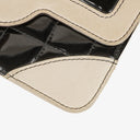 Chanel Multicolour Chocolate Bar Leather And Patent Leather Single Flap Bag