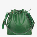 Louis Vuitton Petit Noe Green EPI Leather Shoulder Bag