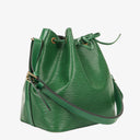 Louis Vuitton Petit Noe Green EPI Leather Shoulder Bag