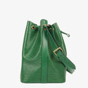 Louis Vuitton Petit Noe Green EPI Leather Shoulder Bag