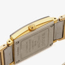 Rado Diastar Rectangular Two-Tone Stainless Steel Quartz Ladies Watch