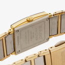 Rado Diastar Rectangular Two-Tone Stainless Steel Quartz Ladies Watch