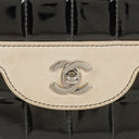 Chanel Multicolour Chocolate Bar Leather And Patent Leather Single Flap Bag