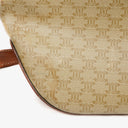 Celine Vintage Macadam Beige Drawstring Bucket Bag