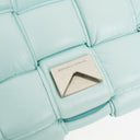 Bottega Veneta Spearmint Nappa Maxi Intreccio Padded Cassette Crossbody Bag