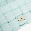 Bottega Veneta Spearmint Nappa Maxi Intreccio Padded Cassette Crossbody Bag