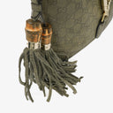 Gucci Jackie Leather Bamboo Tassel Hobo Bag