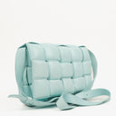 Bottega Veneta Spearmint Nappa Maxi Intreccio Padded Cassette Crossbody Bag