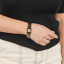 Rado Diastar Rectangular Two-Tone Stainless Steel Quartz Ladies Watch