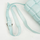 Bottega Veneta Spearmint Nappa Maxi Intreccio Padded Cassette Crossbody Bag