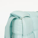 Bottega Veneta Spearmint Nappa Maxi Intreccio Padded Cassette Crossbody Bag