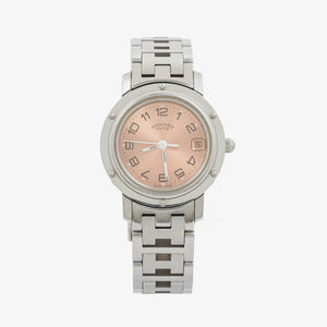Hermes Clipper Quartz Watch Stainless Steel CL4. 210