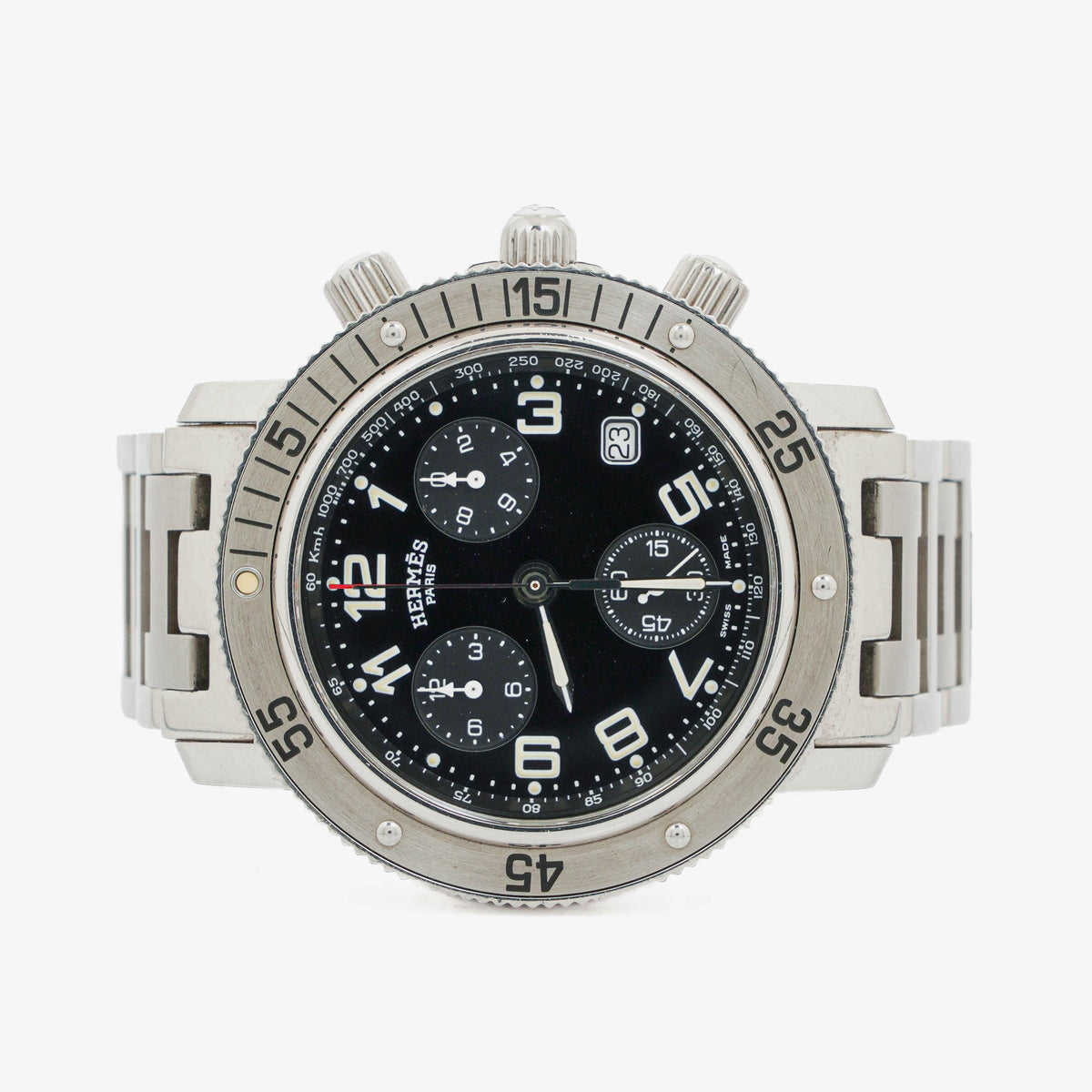 Hermes Clipper Diver Chronograph Stainless Steel CL2.910