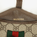 Balenciaga x Gucci Monogram Canvas/Leather The Hacker Project 1961 Mini Jackie Bag