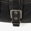 Coach Soho Buckle Black Leather Shoulder Bag