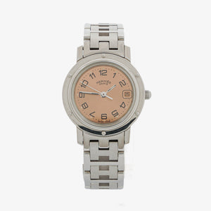 Hermes Clipper Quartz Watch Stainless Steel CL4. 210