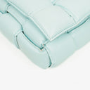 Bottega Veneta Spearmint Nappa Maxi Intreccio Padded Cassette Crossbody Bag