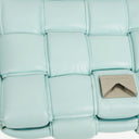 Bottega Veneta Spearmint Nappa Maxi Intreccio Padded Cassette Crossbody Bag