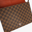Louis Vuitton Tribeca Carre Damier Ebene Canvas Bag