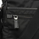 Prada Black Tessuto and Saffiano Leather Shoulder Bag