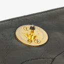 Chanel Classic Full Flap Bag Black Quilted Leather 24K Gold-Plated Hardware