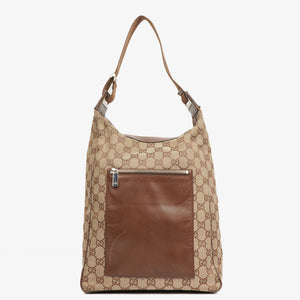 Gucci Brown Monogram Canvas Handbag