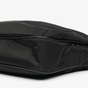 Prada Black Tessuto and Saffiano Leather Shoulder Bag
