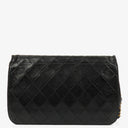 Chanel Classic Full Flap Bag Black Quilted Leather 24K Gold-Plated Hardware