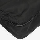 Prada Black Tessuto and Saffiano Leather Shoulder Bag