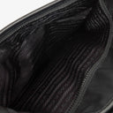 Prada Black Tessuto and Saffiano Leather Shoulder Bag