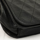 Chanel Classic Full Flap Bag Black Quilted Leather 24K Gold-Plated Hardware